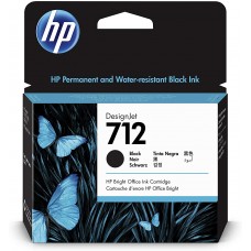 HP 712 Black Ink Cartridge 80ml 3ED71A