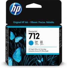 HP 712 Cyan Ink Cartridge 29ml 3ED67A