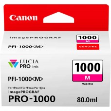 Canon PFI-1000M Magenta Ink Tank 80ml - Canon PRO-1000 Photo Printer 0548C001