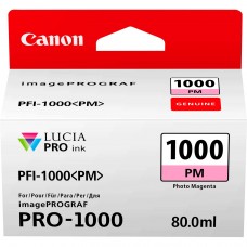 Canon PFI-1000PM Photo Magenta Ink Tank 80ml - Canon PRO-1000 Photo Printer 0551C001