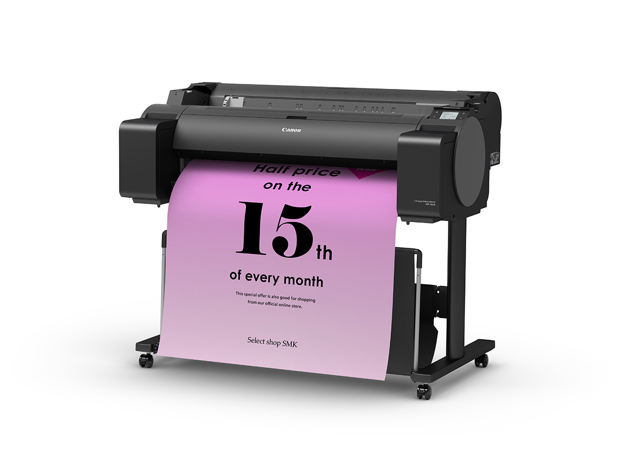 Genuinely premium-quality poster production is possible with the Canon ImagePROGRAF GP-200 and GP-300 Genuinely premium-quality poster production is possible with the Canon ImagePROGRAF GP-200 and GP-300
