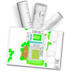 Coated Inkjet Plotter Paper 90gsm A3 297mm x 45m Roll