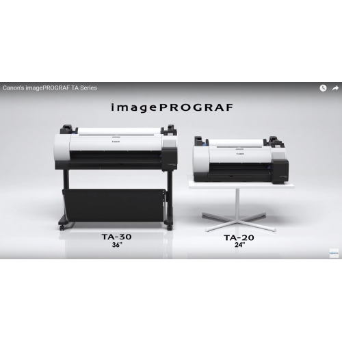 Could the new Canon ImagePROGRAF TA-20 or TA-30 be your workplace’s ideal next large format inkjet printer?