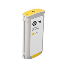 HP 728 Yellow 130ml Ink Cartridge for HP Designjet T730 Printer & T830 eMFP F9J65A