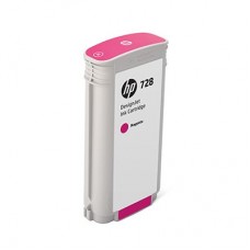 HP 728 Magenta 130ml Ink Cartridge for HP Designjet T730 Printer & T830 eMFP F9J66A