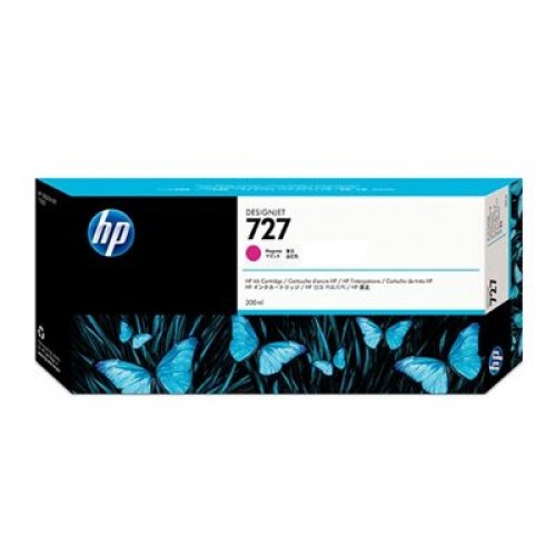 HP F9J77A No.727 Ink Cartridge Magenta - 300ml