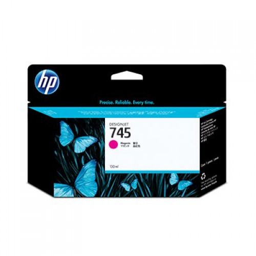 HP 745 F9J95A Magenta Ink Cartridge 130ml for HP Designjet Z2600 & Z5600