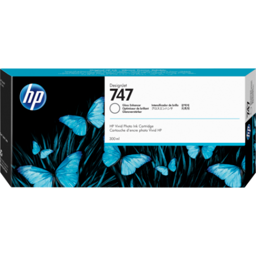 HP 747 300ml Gloss Enhancer Ink Cartridge for HP Designjet Z9+ & Z9+dr Printers P2V87A