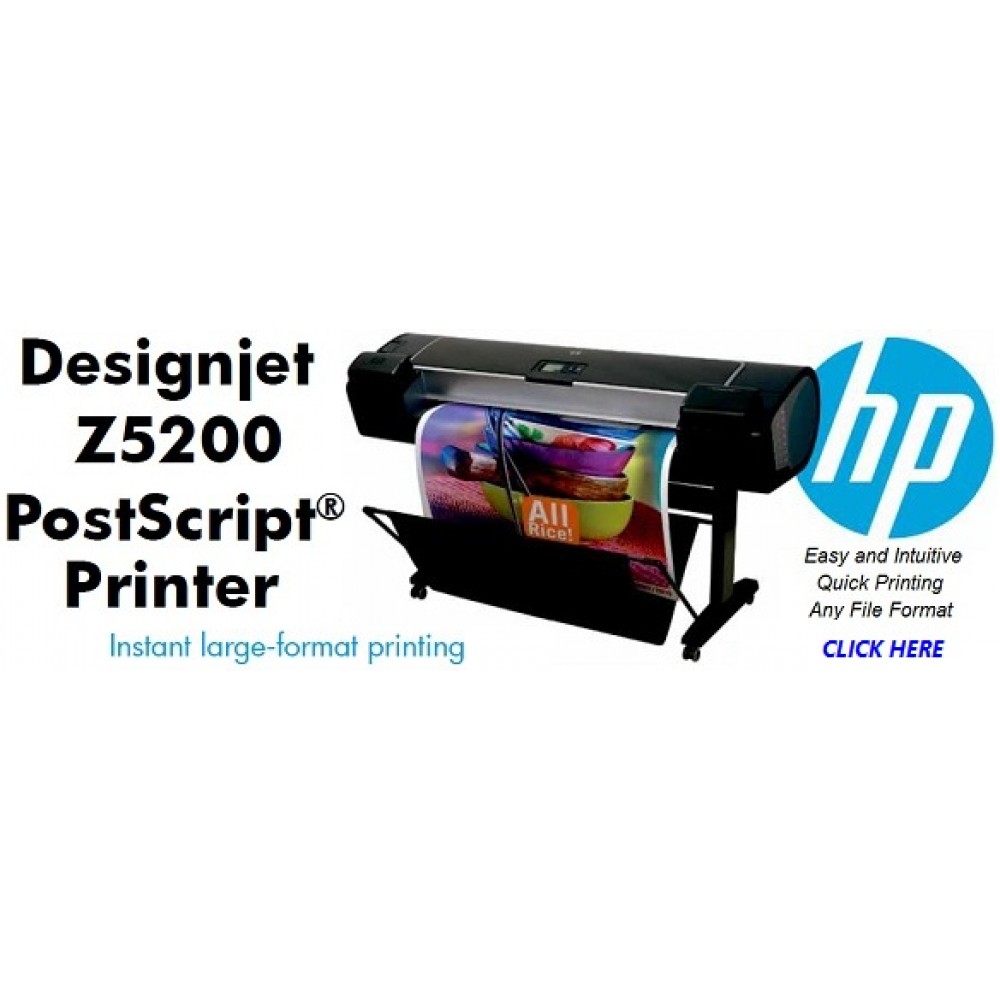 HP Designjet Z5200 PS 44" Printer CQ113A Prizma Graphics