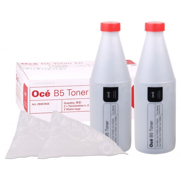 Oce B5 Genuine Toner Kit 25001843 for TDS300/TDS320/TDS400