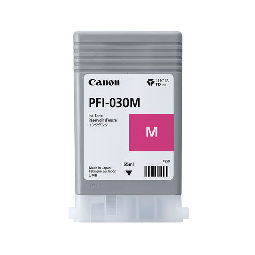 Canon PFI-030M Magenta 55ml Ink Tank 3491C001AA for TA-20 & TA-30