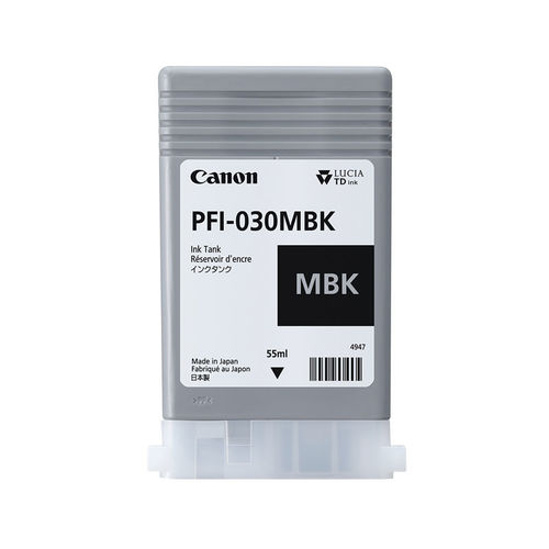 Canon PFI-030MBK Matte Black 55ml Ink Tank 3488C001AA for TM-240 & TM-340