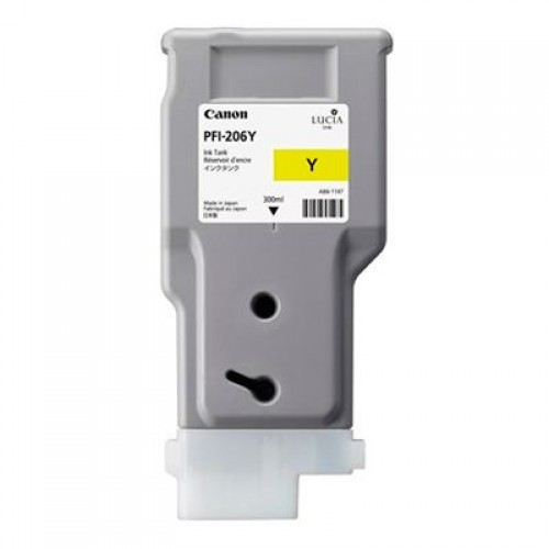 Canon PFI-206Y Yellow Ink Tank 300ml