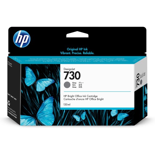 HP P2V66A No.730 Grey Ink 130ml