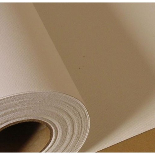 Bright White Matt Cotton Inkjet Canvas 330gsm Roll A2+ 17" 432mm x 30m