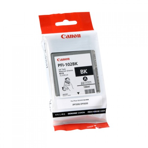 Canon Black Dye Ink Cartridge PFI-102BK