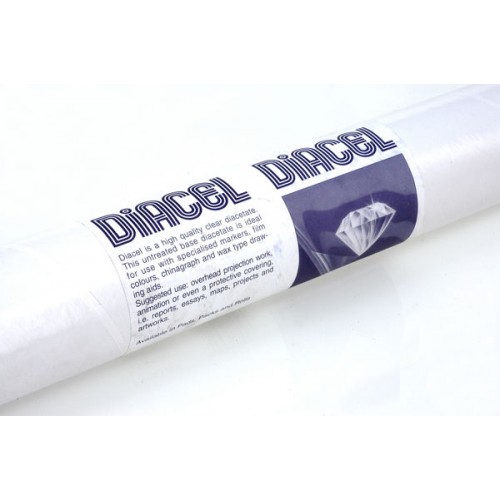 Diacel Clear Acetate 1220mm x 20m 115 micron Roll