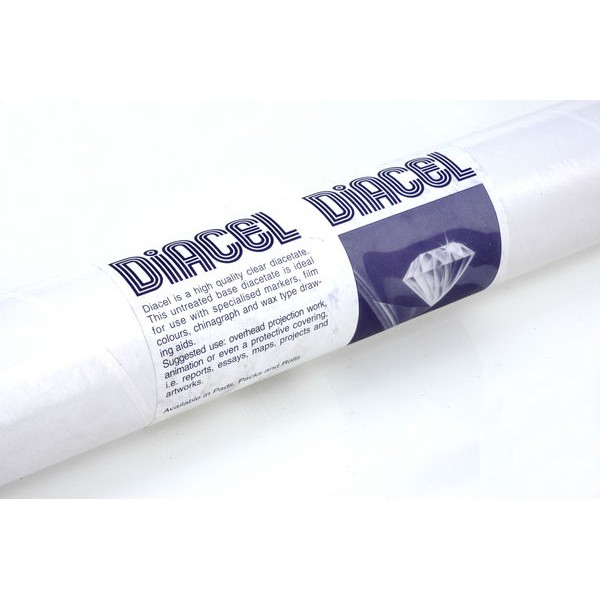 Diacel Clear Acetate 1220mm x 10m 115 micron Roll Prizma Graphics