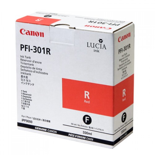 Canon Red Ink Cartridge 330ml PFI-301R