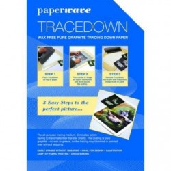 White A3 Tracedown Paper Pack of 5 Sheets
