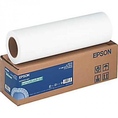 Epson C13S041743 16" 406.4mm x 30.5m Premium Semi Gloss Photo Paper 260gsm Roll