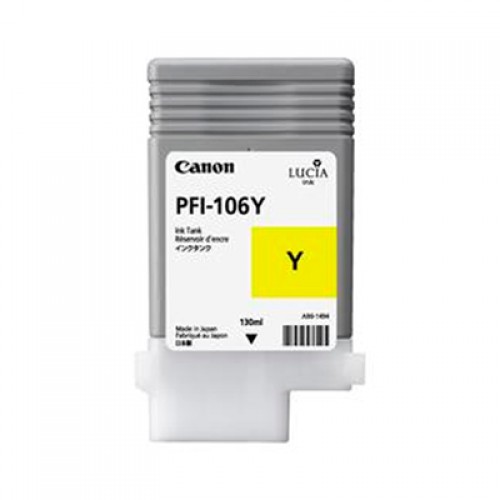 Canon PFI-106Y Yellow Ink Tank 130ml