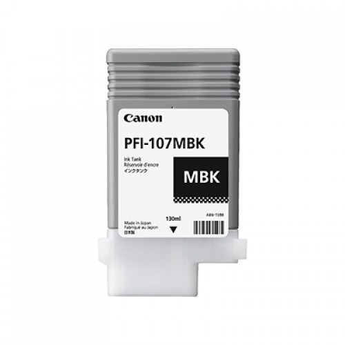 Canon PFI-107MBK Matte Black Ink Tank 130ml