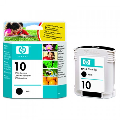 HP C4844A No. 10 Black Ink Cartridge 69ml