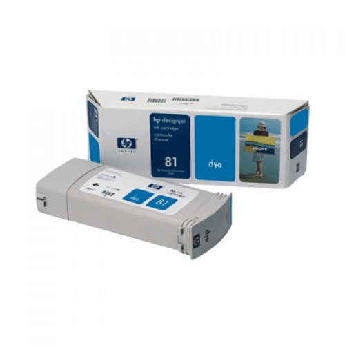 HP C4931A No. 81 Cyan Ink Cartridge 680ml for HP Designjet 5000 & 5500