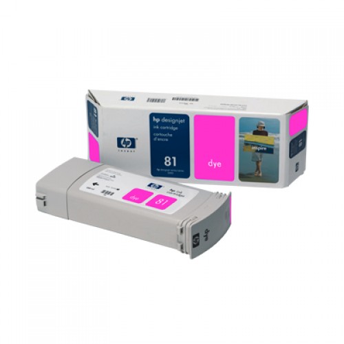 HP C4932A No. 81 Magenta Ink Cartridge 680ml for HP Designjet 5000 & 5500