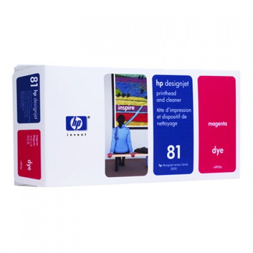 HP C4952A Magenta Print Head + Cleaner for HP Designjet 5000 & 5500