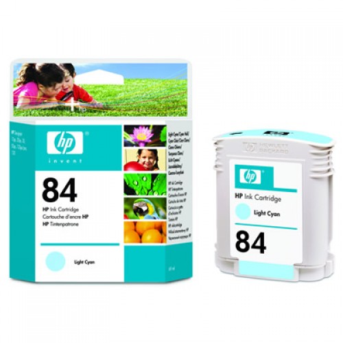 HP C5017A No.84 Light Cyan Ink Cartridge 69ml for HP Designjet 10ps, 120, 20ps & 50ps