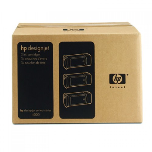 HP 90 C5095A Black Ink Triple Pack x 775ml