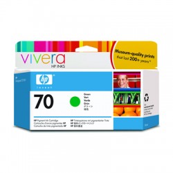 HP 70 C9457A Green Ink Cartridge 130ml for HP Designjet Z3100 & Z3200