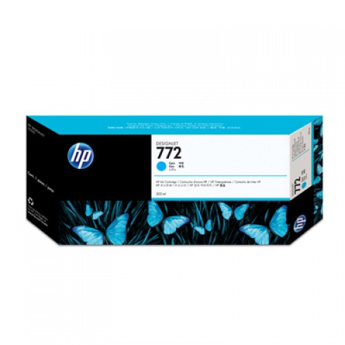 HP 772 CN636A Cyan Ink Cartridge 300ml for HP Designjet Z5200 & Z5400