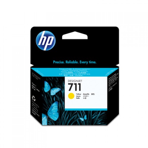 HP CZ132A No. 711 Yellow Ink Cartridge - 29ml