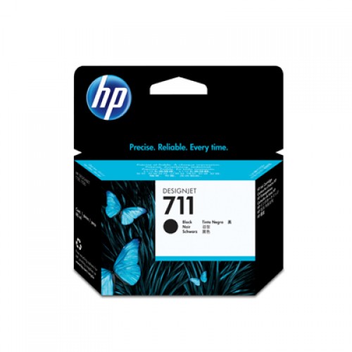 HP CZ133A No. 711 Black Ink Cartridge - 80ml