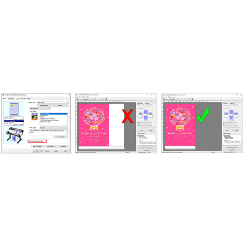 “Print preview” on your Canon ImagePROGRAF printer can help you get the exact results you want