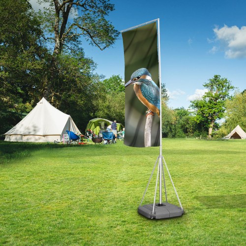Latex Recycled Polyester Flag 110gsm 3200mm x 25m Roll