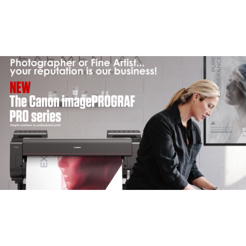 Canon’s new ImagePROGRAF PRO printers could be a godsend for graphic designers, photographic studios and many more buyers