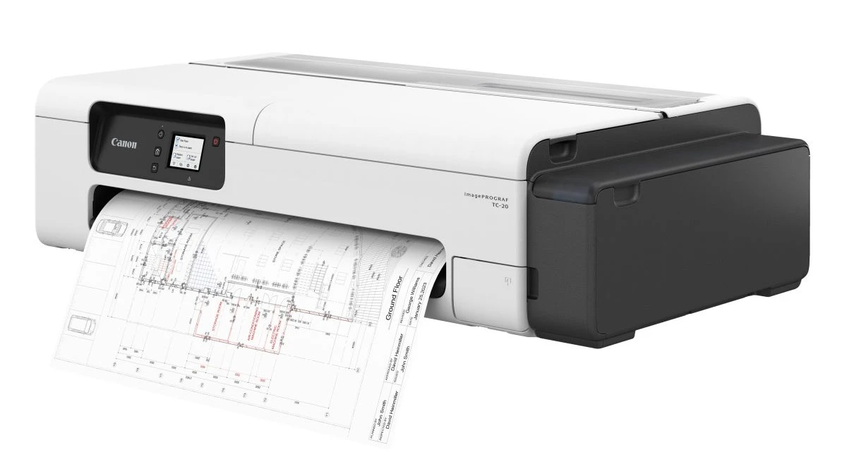 Professional and cost-effective large-format prints are possible with Canon’s TC-20 printer