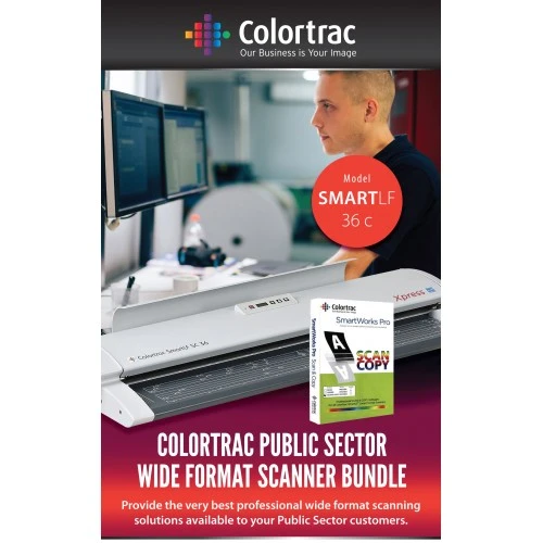 Take advantage of our Colortrac wide format scanner promotion for public sector organisations
