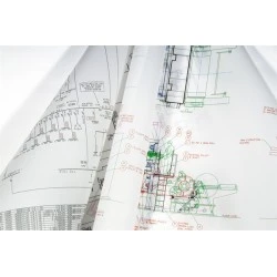 HP DesignJet T130 Printer Paper Roll Inkjet Tracing Paper 112gsm A1 24" 610mm x 45m