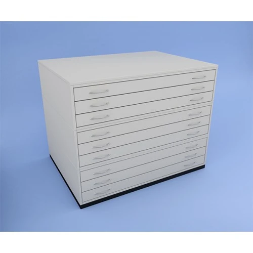 A0 9 Drawer Traditional Wooden Planchest