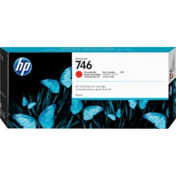 HP 746 300ml Chromatic Red Ink Cartridge for HP Designjet Z6, Z6dr, Z9+ & Z9+dr Printers P2V81A
