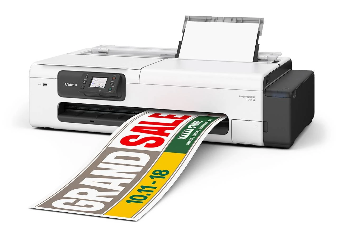 Now launched: Canon’s ImagePROGRAF TC-21 and TC-21M printers