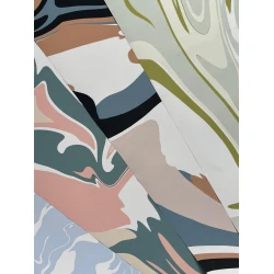 Recycled Inkjet Wrapping Paper 95gsm Smooth Coated Paper for Customised Gift Wrap Roll 24" 610mm x 45.7m Roll