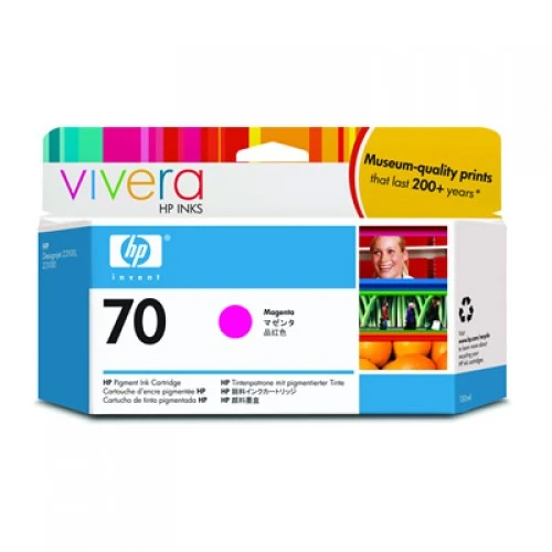 HP 70 C9453A Magenta Ink Cartridge 130ml for HP Designjet Z2100, Z3100, Z3200, Z5200 & Z5400