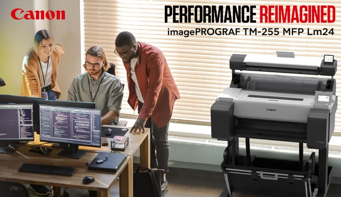 Take advantage of our August promotion on Canon’s TM-255 24” multifunction printer!